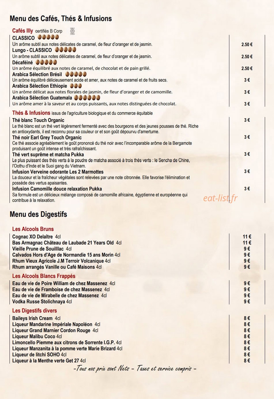 Le Sixieme Sens — carte page 6