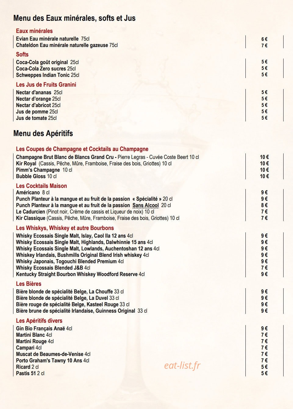 Le Sixieme Sens — carte page 3