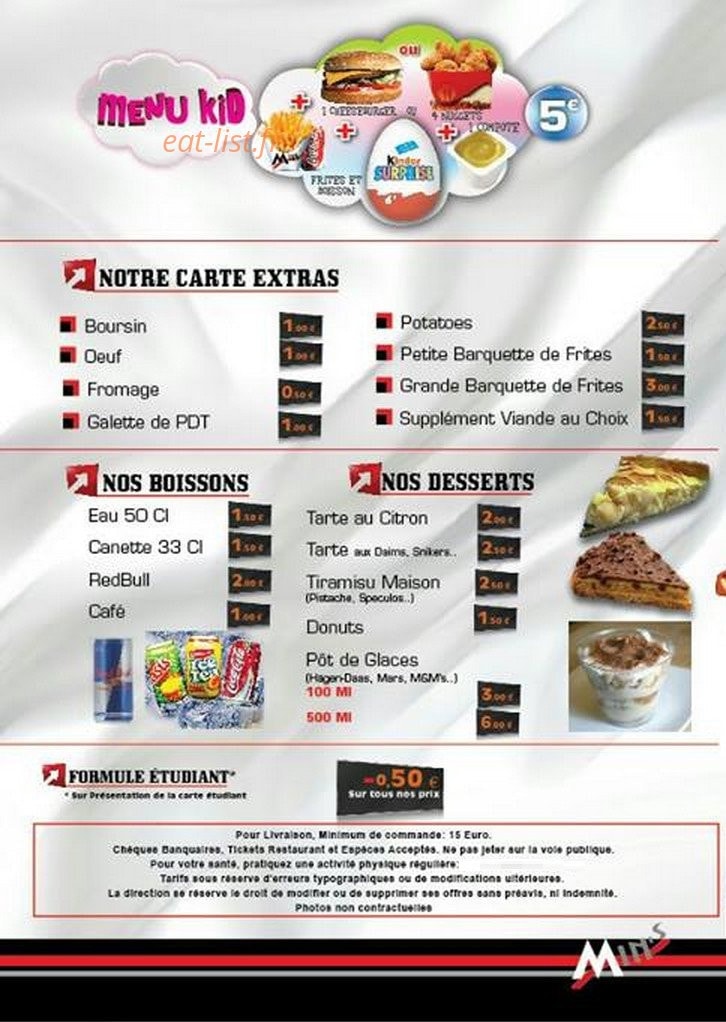 Min's — carte page 4