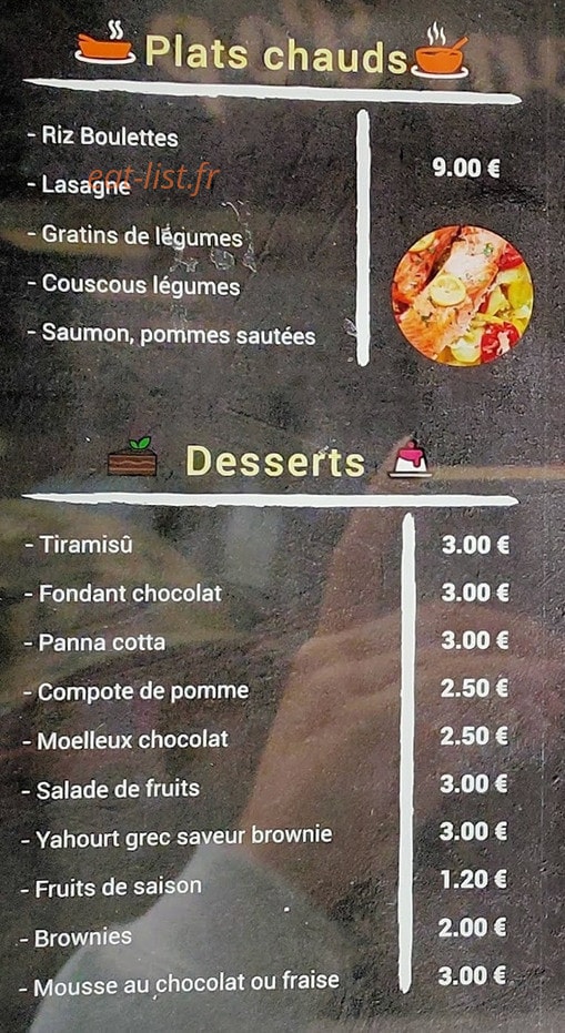 On mange où ? — carte page 5