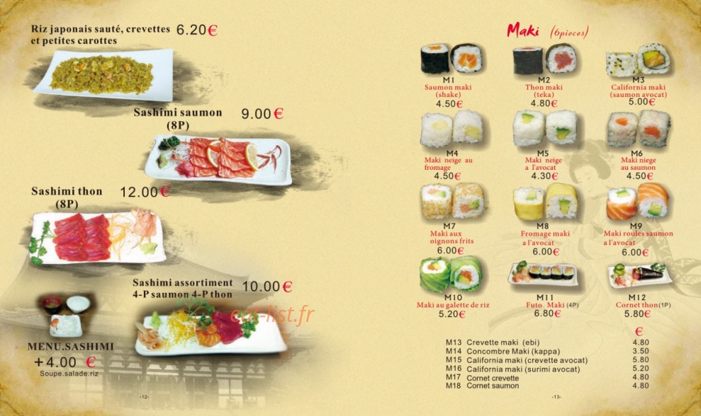 Yama Yen — carte page 6