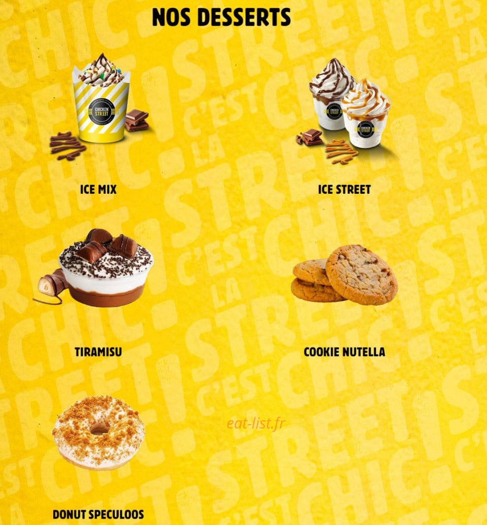 Chicken Street — carte page 6