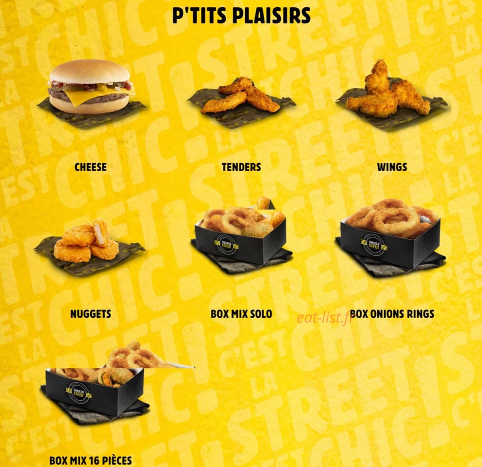 Chicken Street — carte page 4