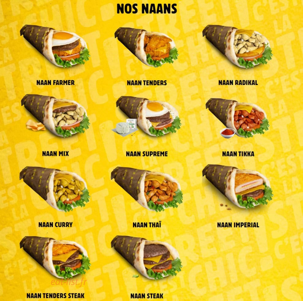 Chicken Street — carte page 1