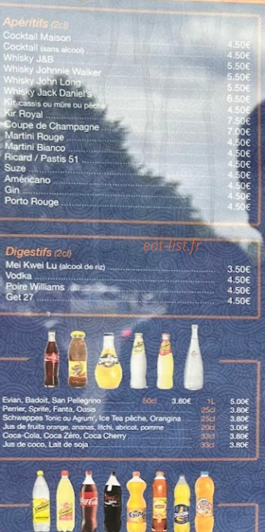 Côté Wok — carte page 2