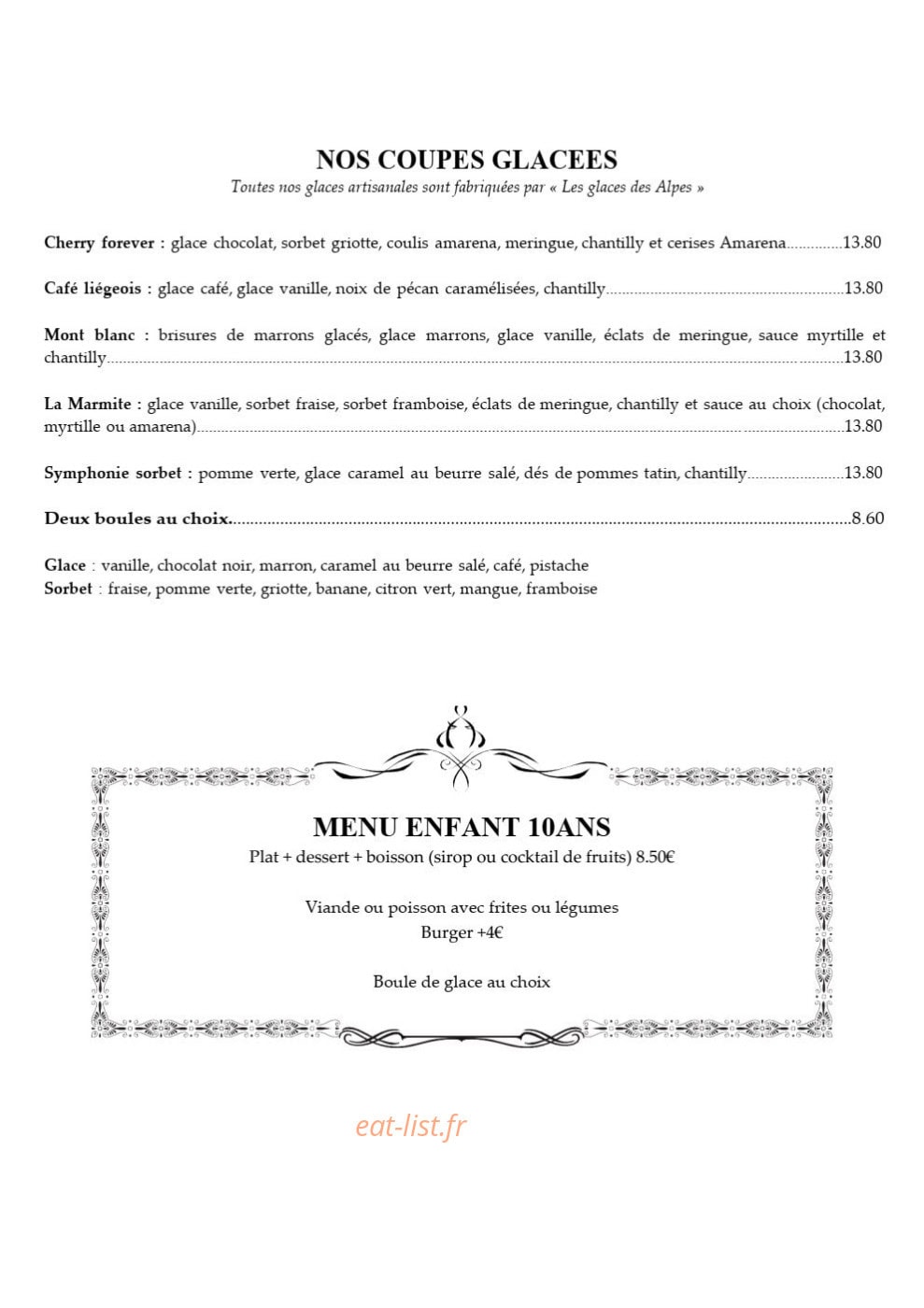 La Marmite — carte page 4