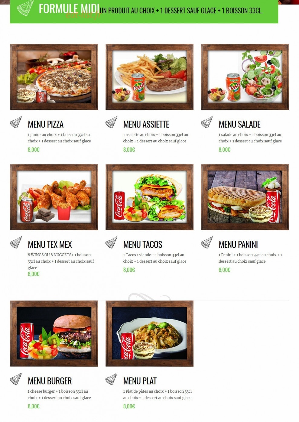 Napoli pizza — carte page 9