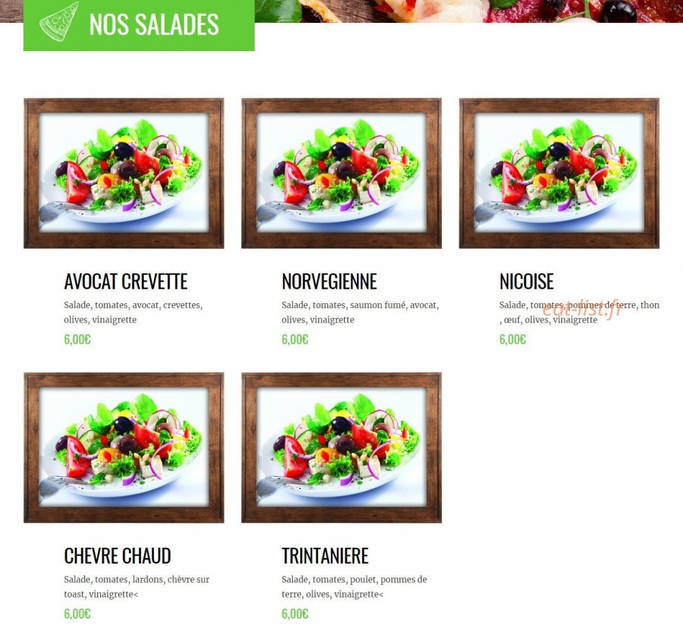 Napoli pizza — carte page 5