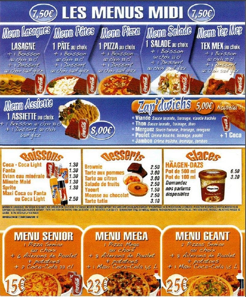 Pizza Rapido 94 — carte page 4
