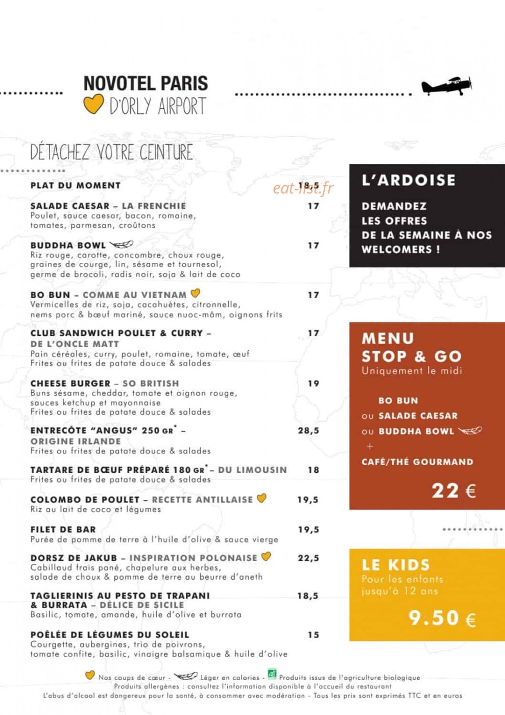 Gourmet Bar — carte page 3