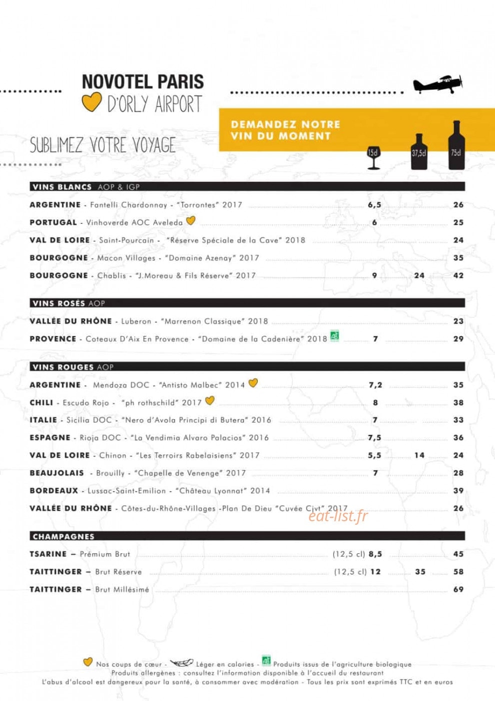 Gourmet Bar — carte page 5