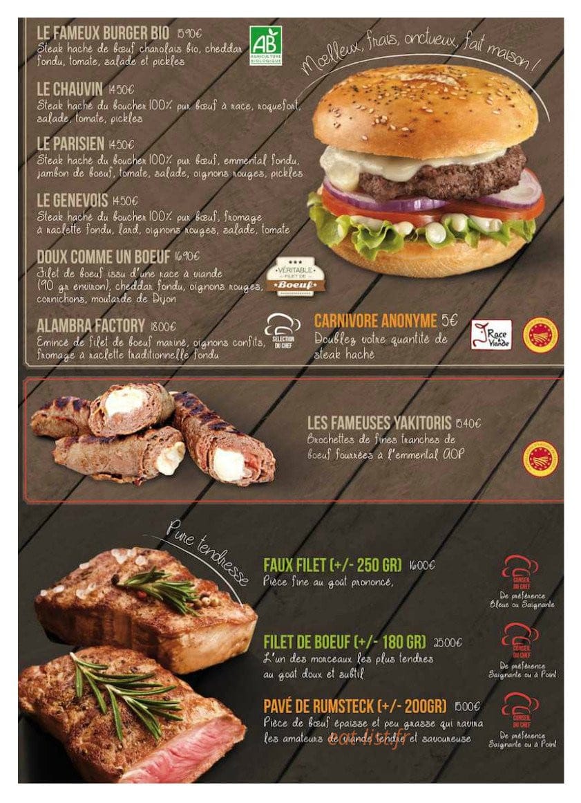 Alambra — carte page 3