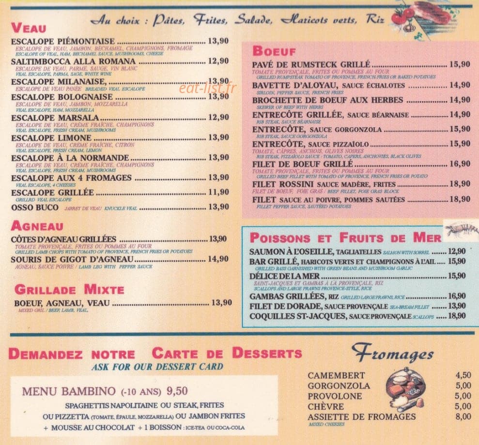 Casa Tino — carte page 5