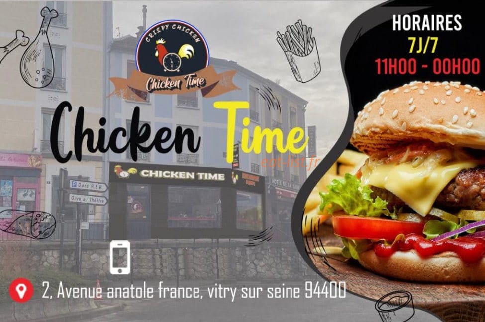 Chicken Time — carte page 1
