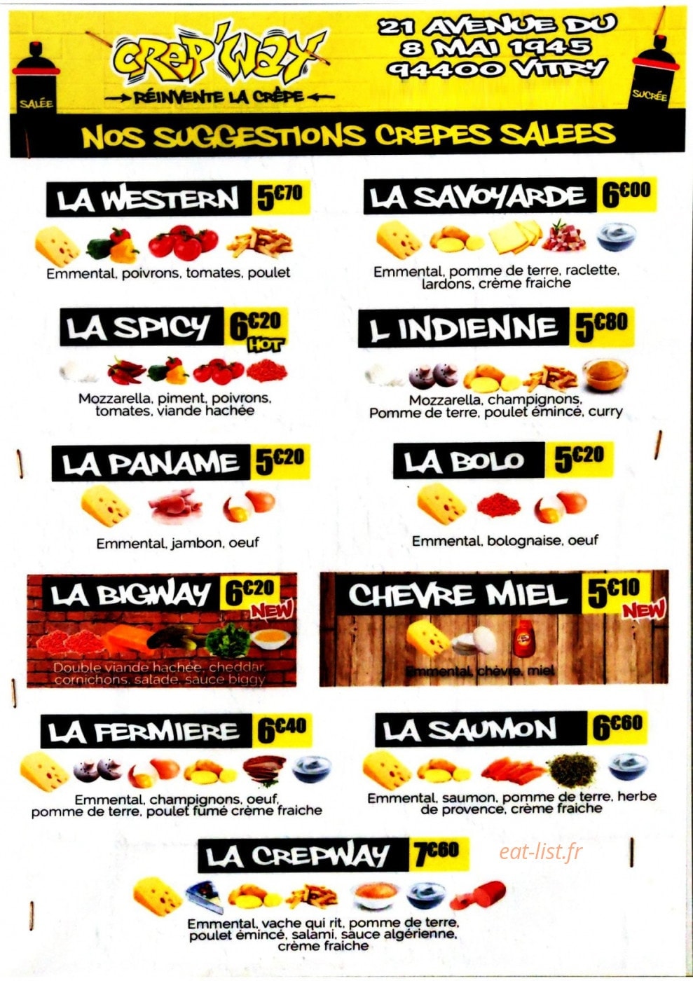 Crep’Way — carte page 3