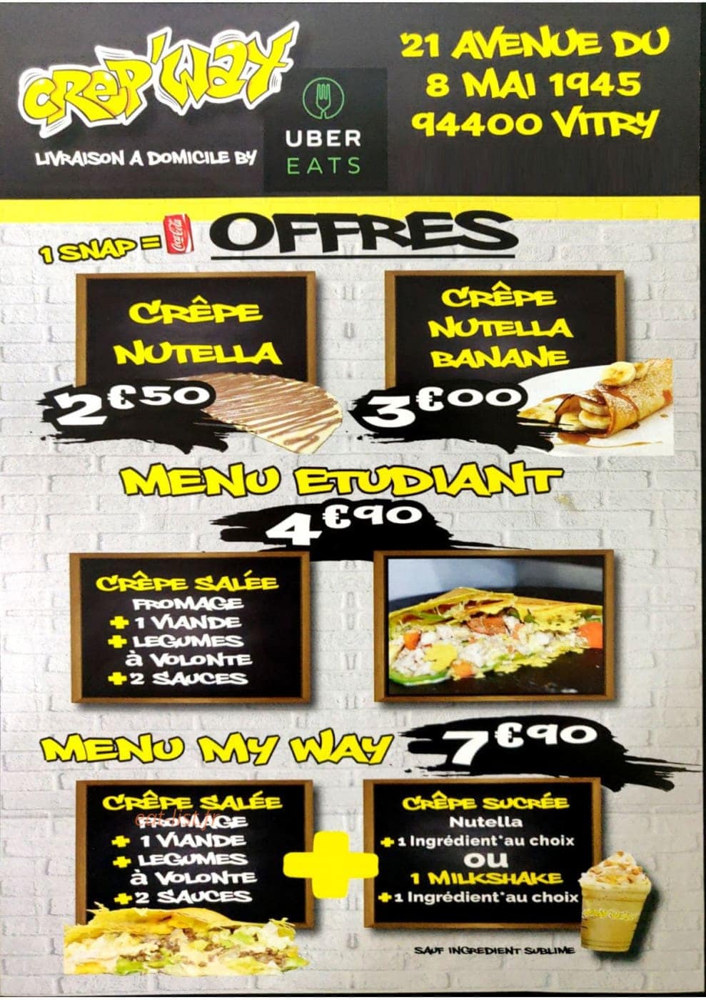 Crep’Way — carte page 1