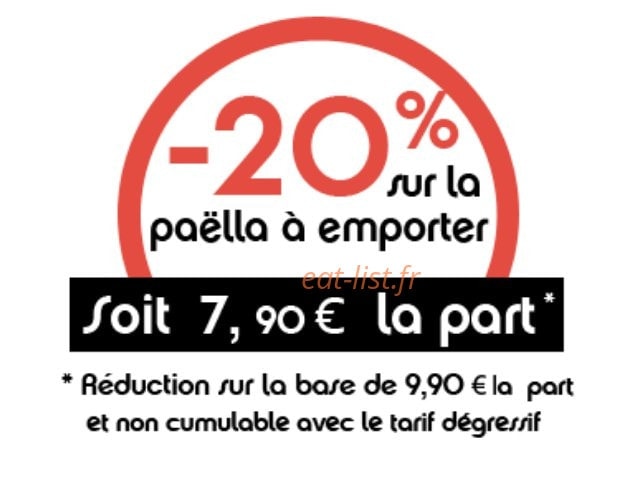 Délice Paëlla — carte page 1
