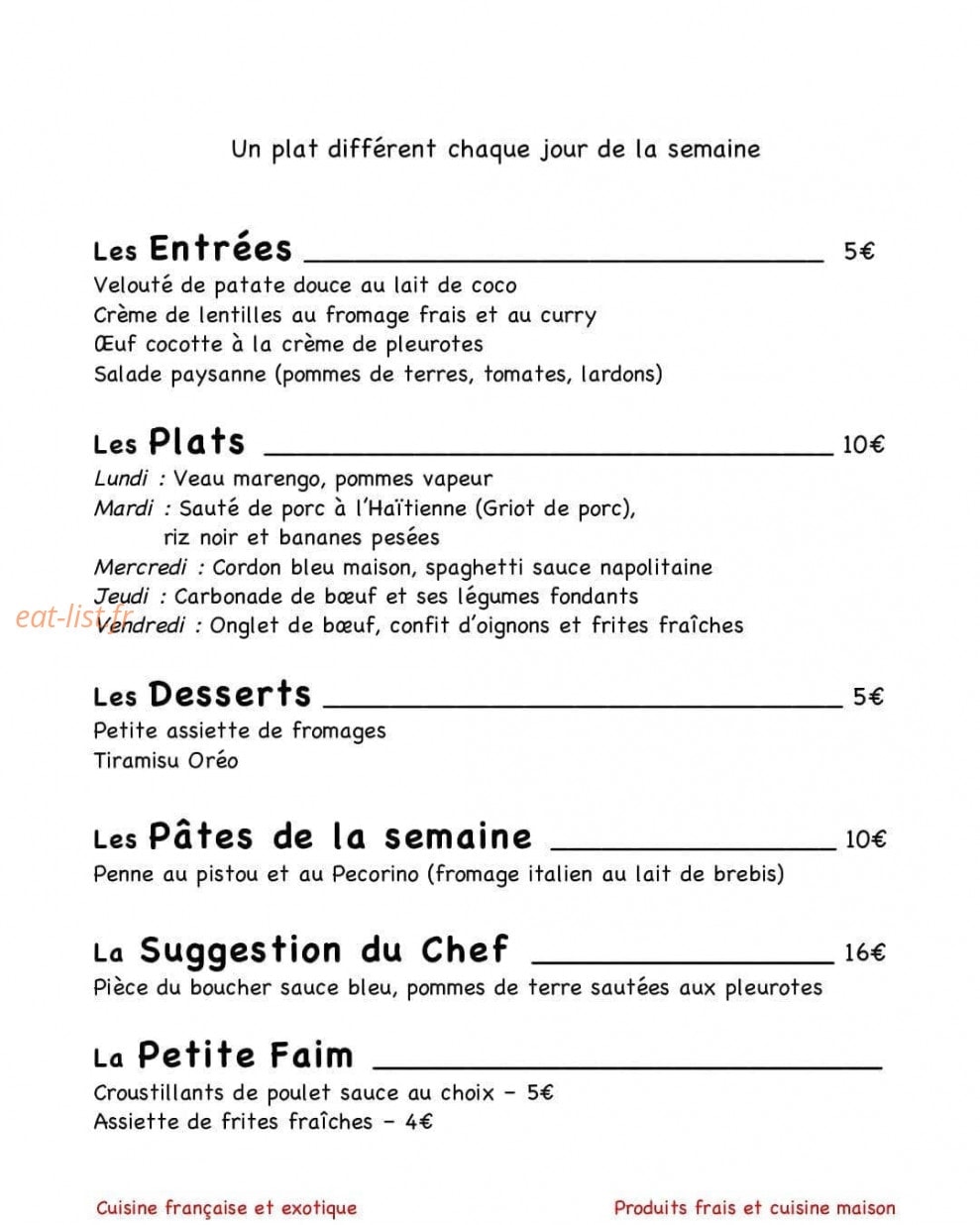 La Pétanque — carte page 1
