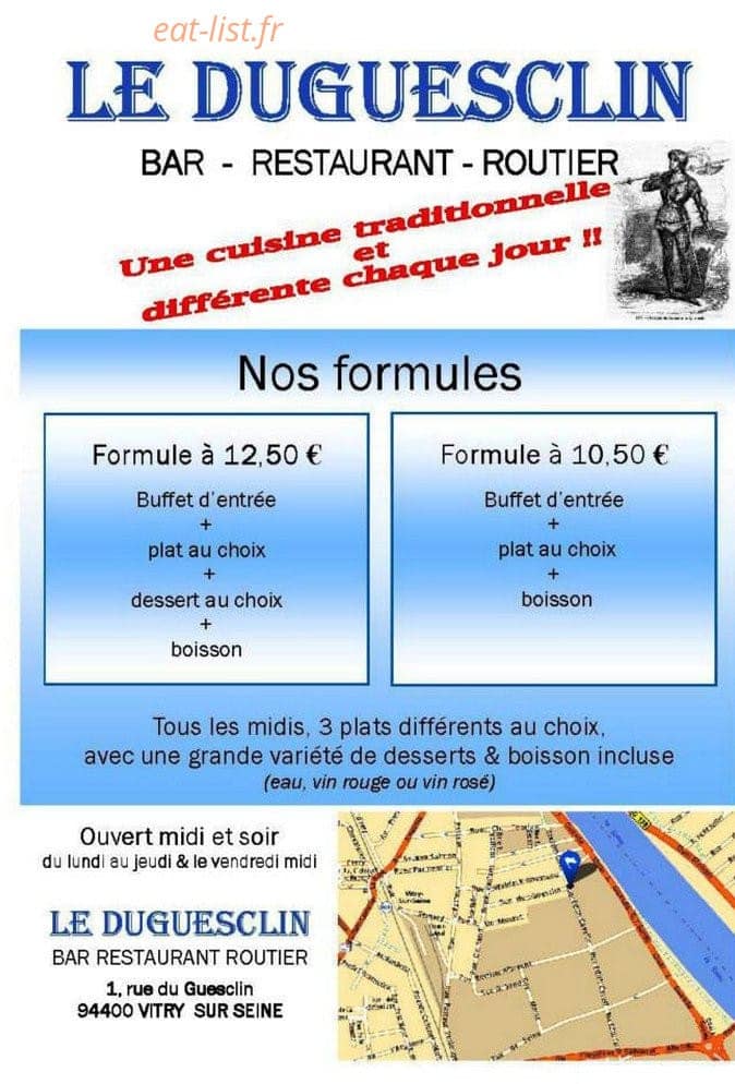 Le Duguesclin — carte page 1
