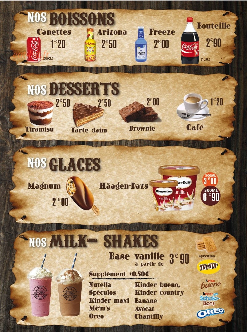 Le Must — carte page 8