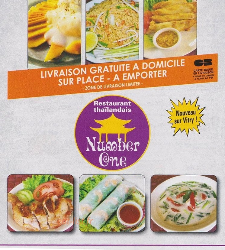 Number one — carte page 1