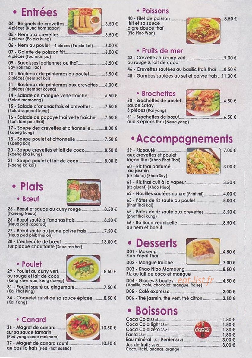 Number one — carte page 2