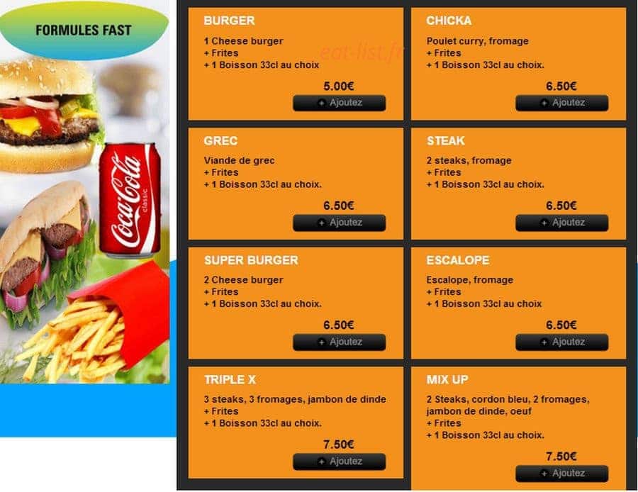 Pizza Pronto — carte page 10