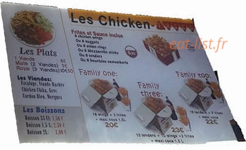 Pizza Service — carte page 3