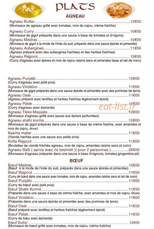 Rajpoot — carte page 2
