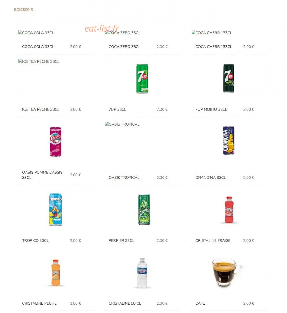 Seven Sushi — carte page 6