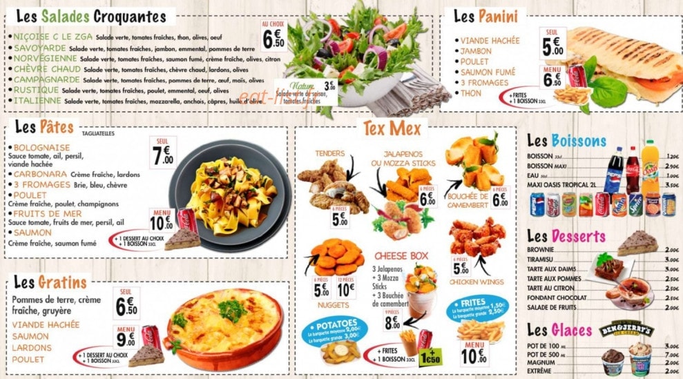 So Pizza — carte page 5