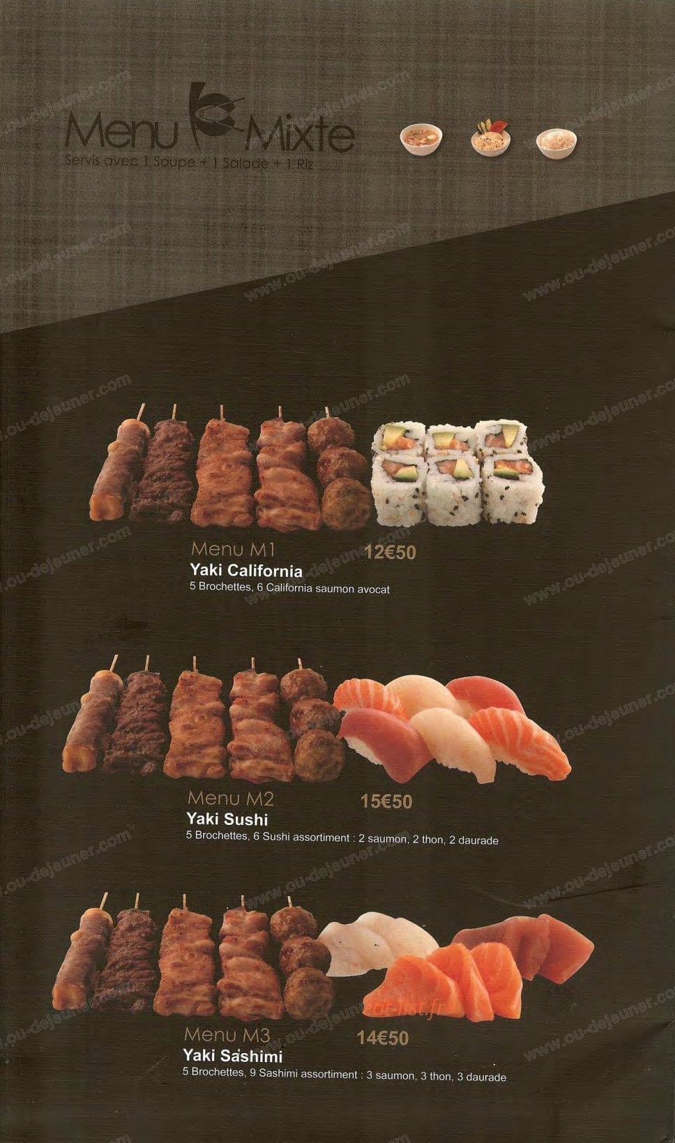 Sushi King — carte page 8