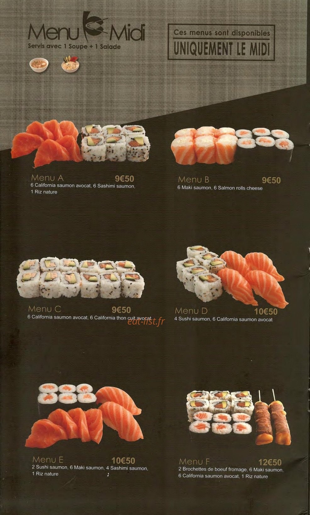 Sushi King à Vitry Sur Seine - menu et photo
