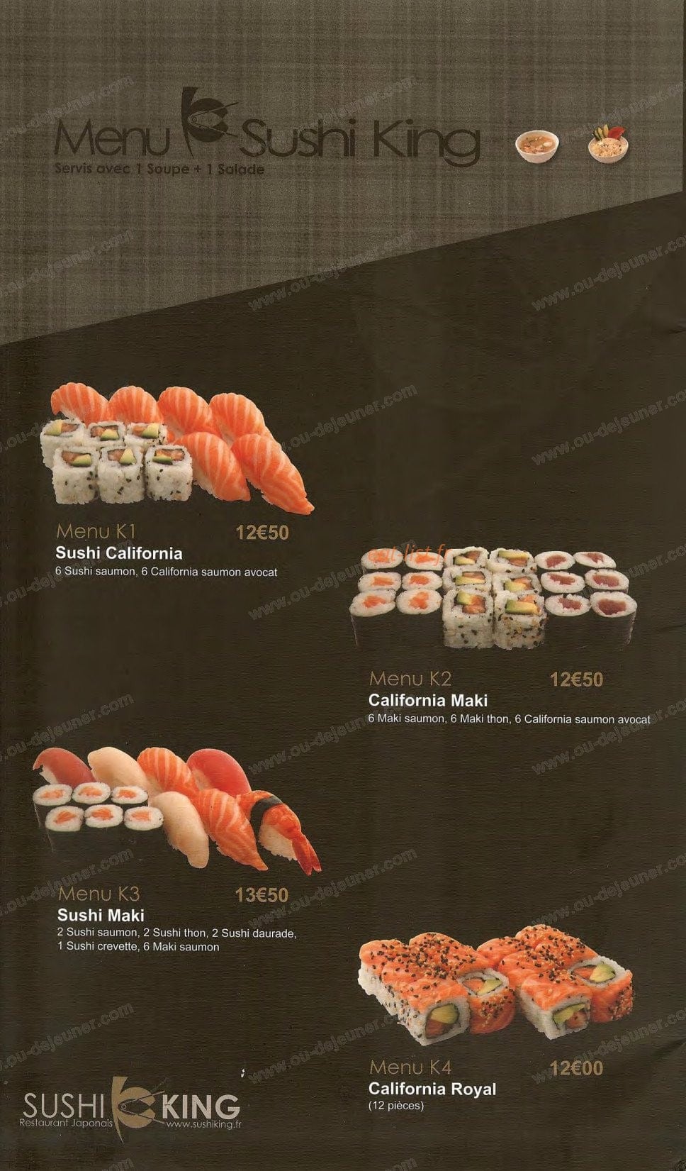 Sushi King — carte page 6