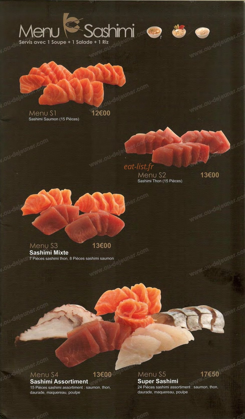 Sushi King — carte page 5