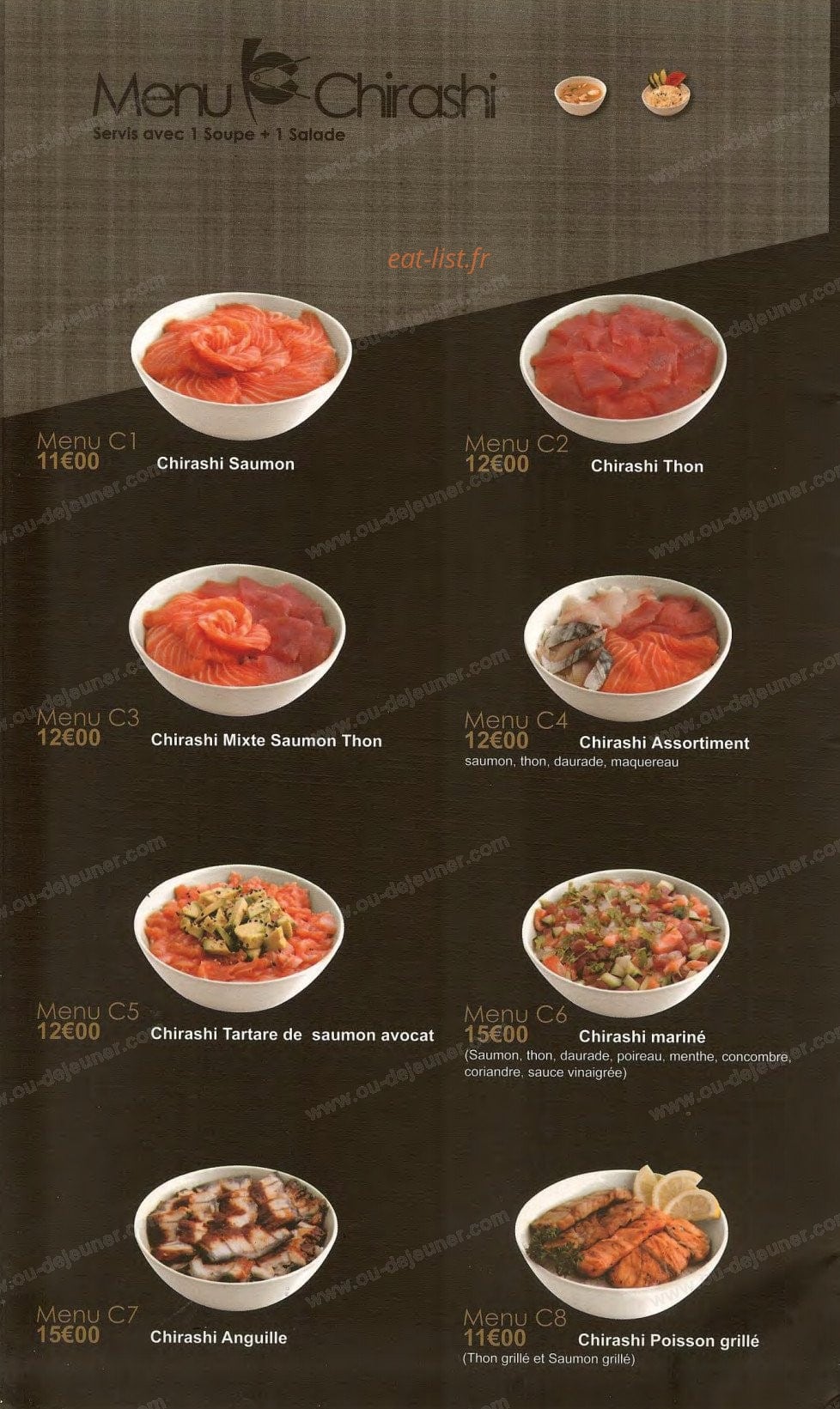 Sushi King — carte page 10