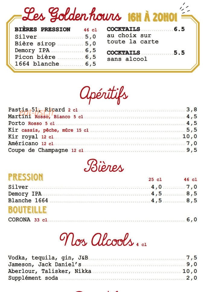 Aux Deux Ânes — carte page 5