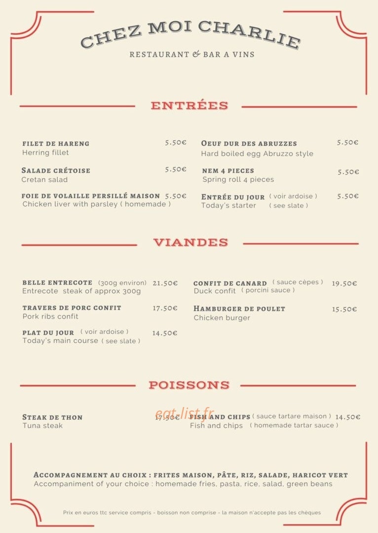 Chez moi Charlie — carte page 2