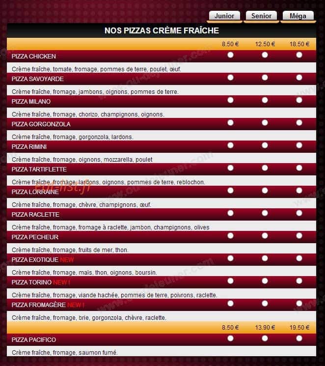 Pizza Andiamo 54 — carte page 2
