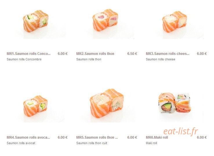 Sushi Seva — carte page 7