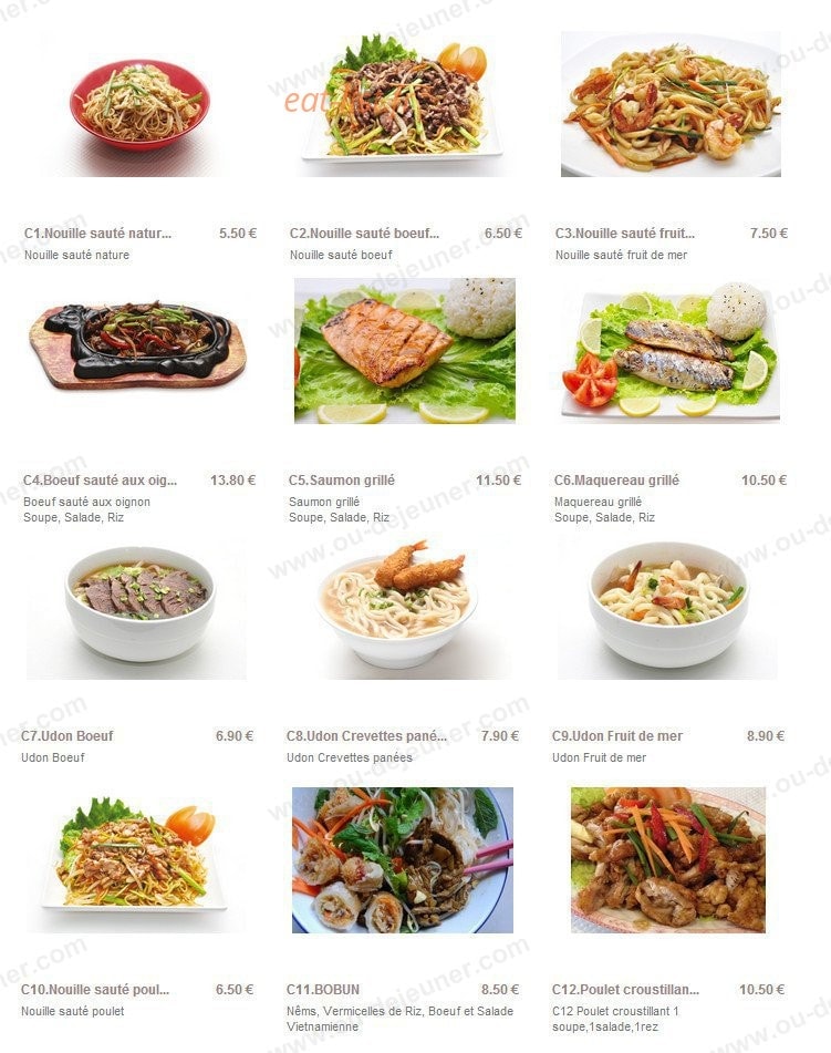 Sushi Seva — carte page 14