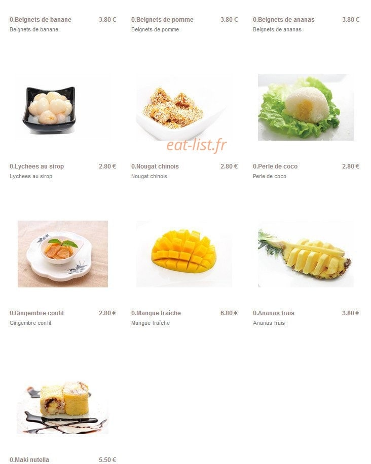 Sushi Seva — carte page 22