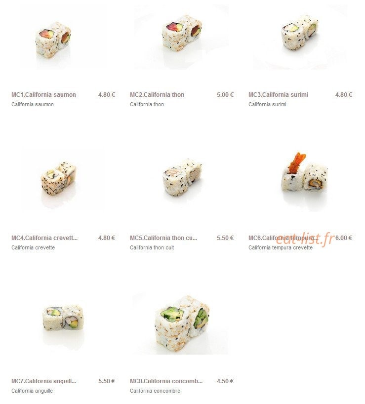 Sushi Seva — carte page 6