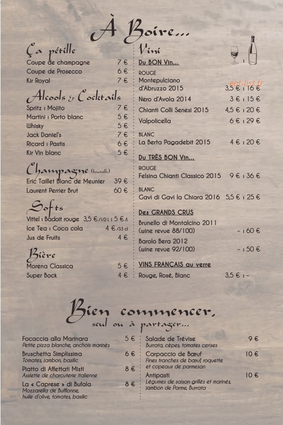 Les Oliviers — carte page 2