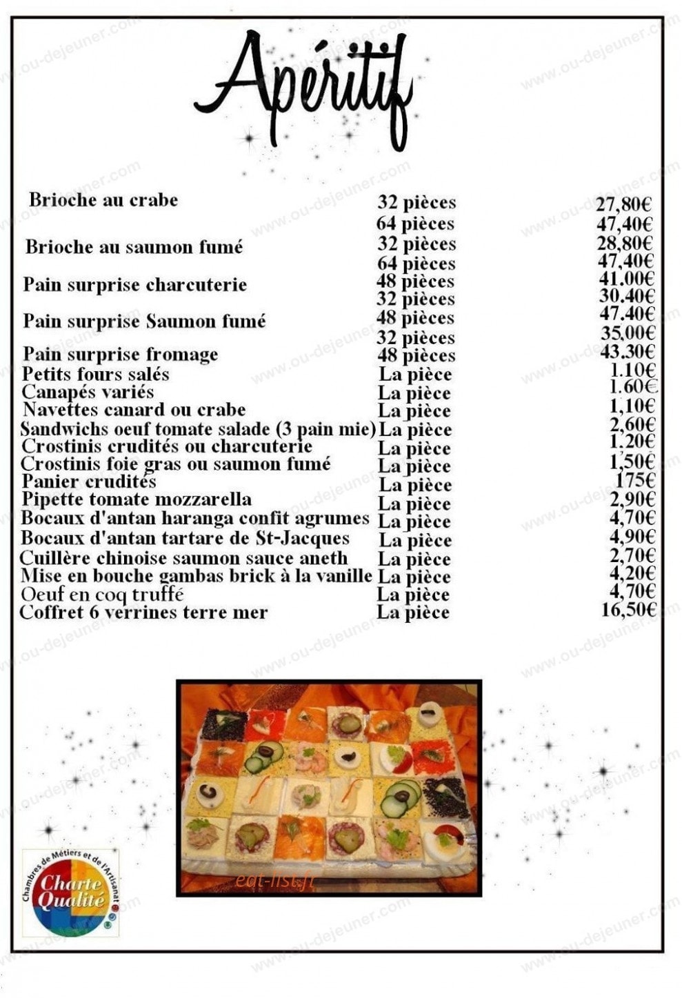 Plessis gourmand — carte page 3