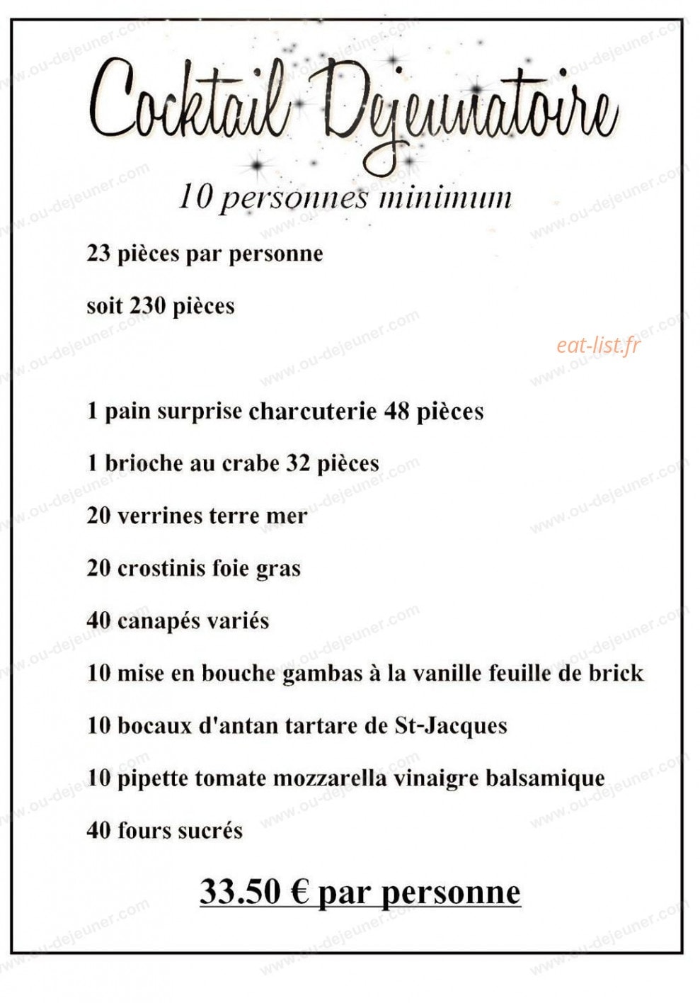 Plessis gourmand — carte page 4