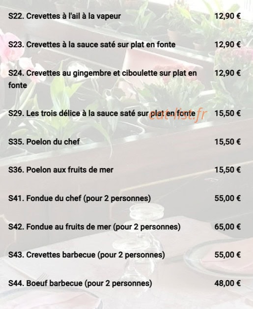 Le Bonheur de Chine — carte page 5