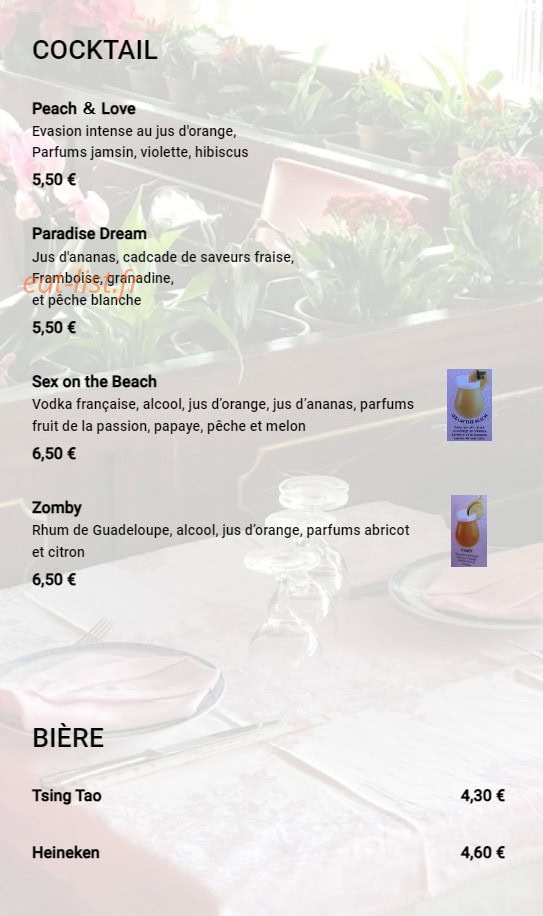 Le Bonheur de Chine — carte page 14