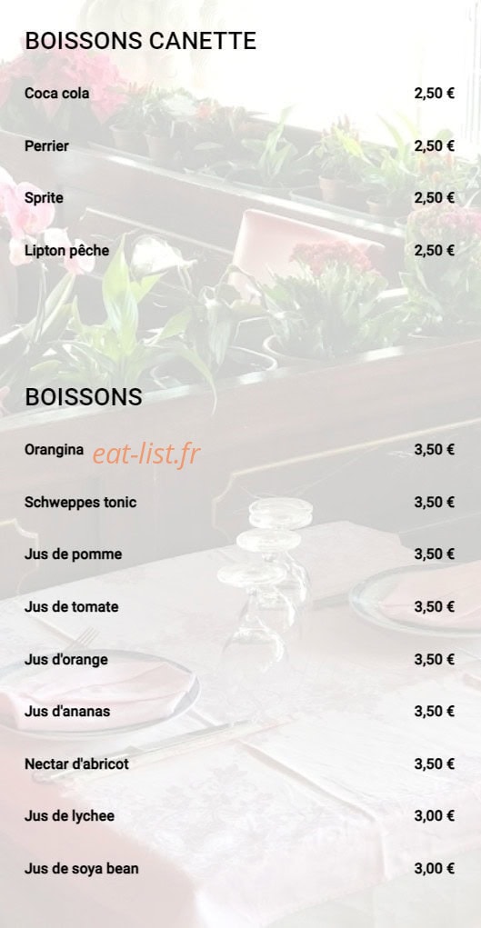 Le Bonheur de Chine — carte page 13