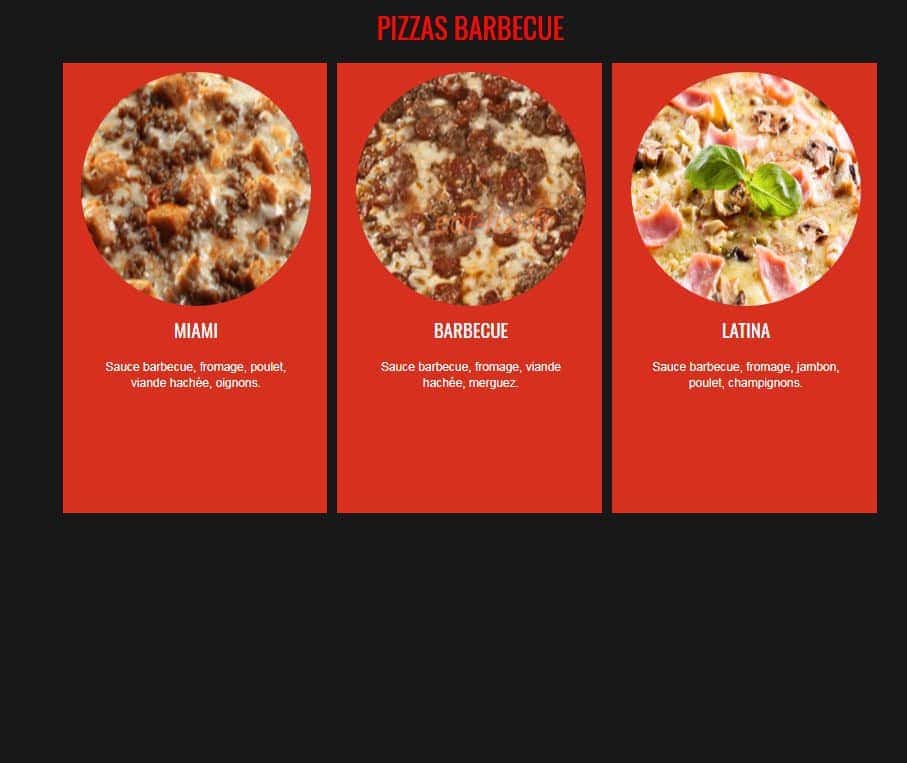 Pizza Food — carte page 7